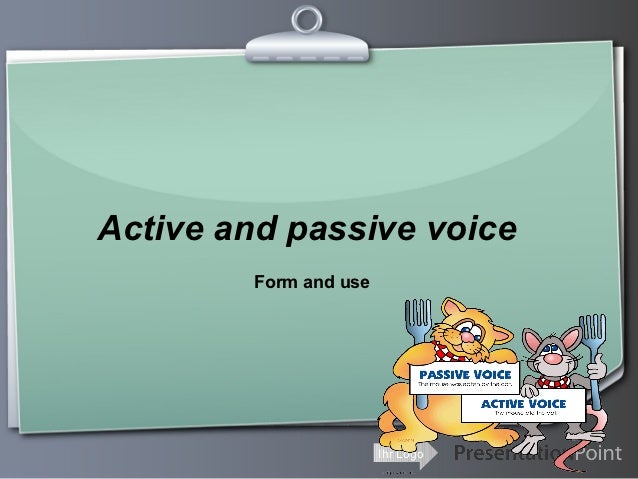 active and passive voice powerpoint slides